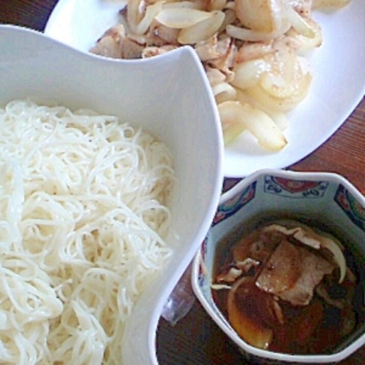 つけ麺風　そうめん！